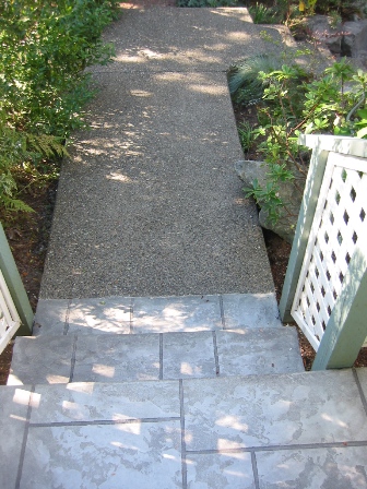 Overlay - Blue Stone Pattern & Exposed Aggregate